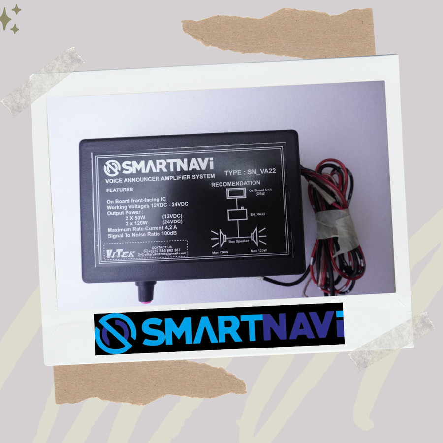 PREAMP SMARTNAVI VOICE ANNOUNCER AMPLIFIER SYSTEM FEATURES SN_VA22