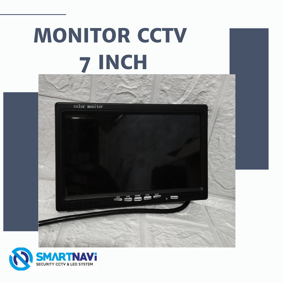 Layar Monitor TV, Camera CCTV, Camera Rier View Mobil LCD 7 Inch New