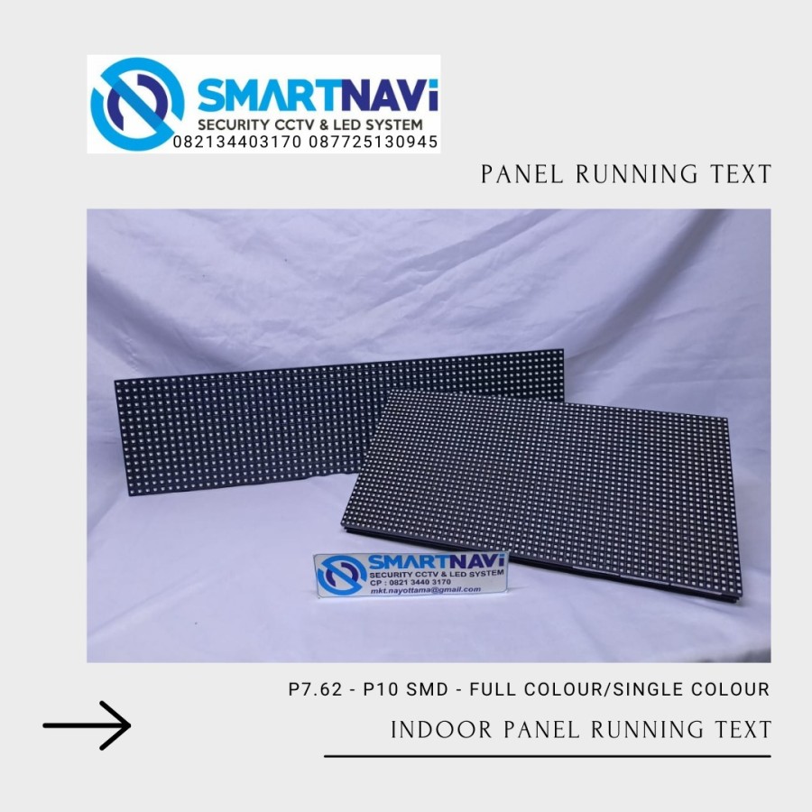 Panel Running Text Indoor P7.62